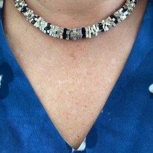 One of a kind Silver & Onyx necklace